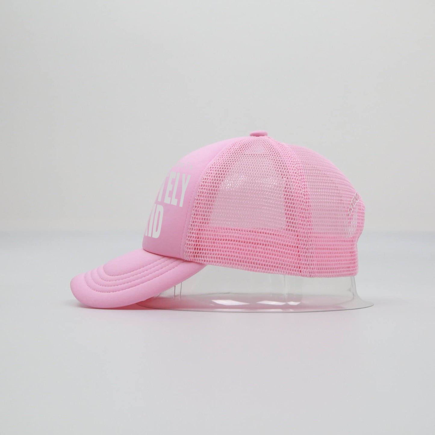 “IM JUST A GIRL” PINK TRUCKER CAP 2.0