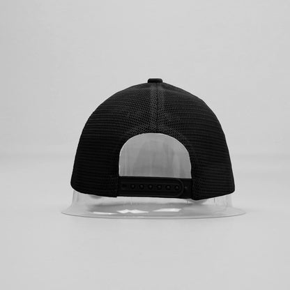 “PRIVATELY PAID” BLACK SIGNATURE TRUCKER CAP 2.0